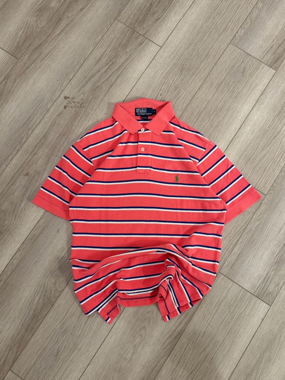 Vintage Polo Ralph Lauren Pink Striped Shirt